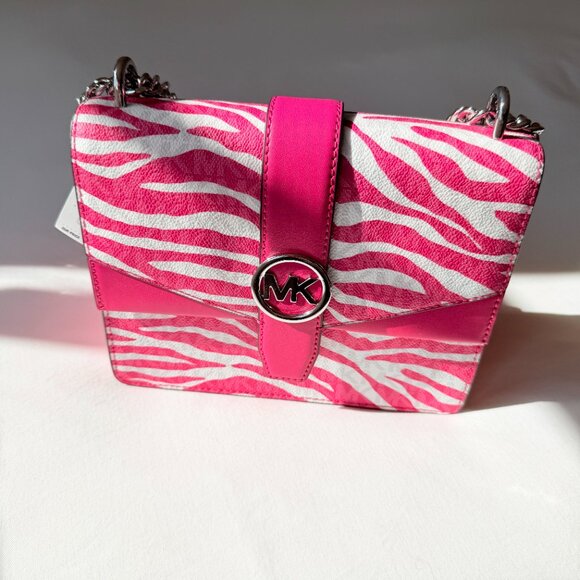 Michael Kors Zebra Print Crossbody Bag - Picture 5 of 16